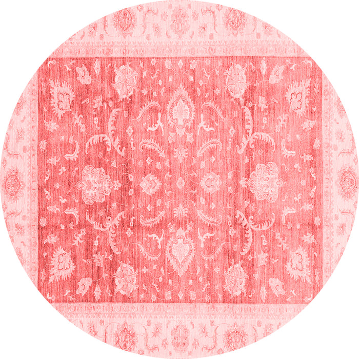 Machine Washable Oriental Red Traditional Rug, wshabs3767red
