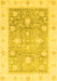 Oriental Yellow Traditional Rug, abs3767yw