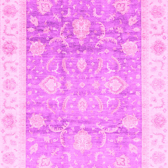 Machine Washable Oriental Pink Traditional Rug, wshabs3767pnk