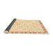 Sideview of Abstract Sun Yellow Oriental Rug, abs3768