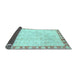 Sideview of Oriental Light Blue Traditional Rug, abs3768lblu