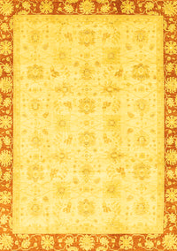 Oriental Yellow Traditional Rug, abs3768yw