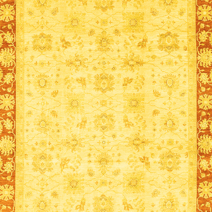Oriental Yellow Traditional Rug, abs3768yw