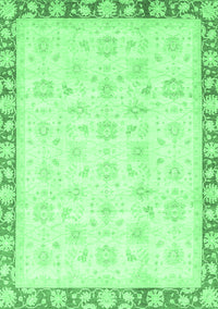 Oriental Emerald Green Traditional Rug, abs3768emgrn