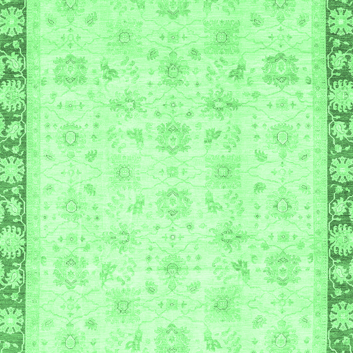 Oriental Emerald Green Traditional Rug, abs3768emgrn