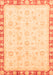 Machine Washable Oriental Orange Traditional Area Rugs, wshabs3768org