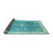 Sideview of Oriental Light Blue Modern Rug, abs3769lblu