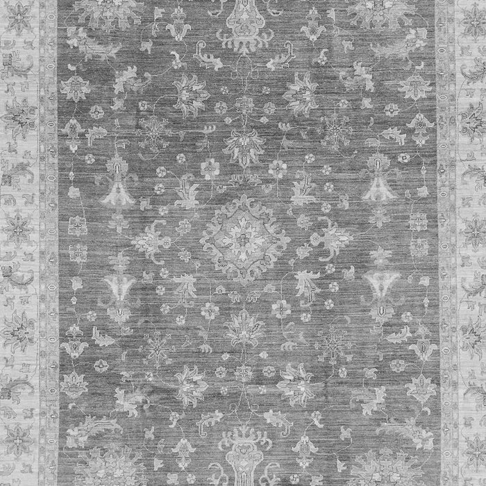 Machine Washable Oriental Gray Modern Rug, wshabs3769gry