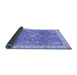 Sideview of Oriental Blue Modern Rug, abs3769blu