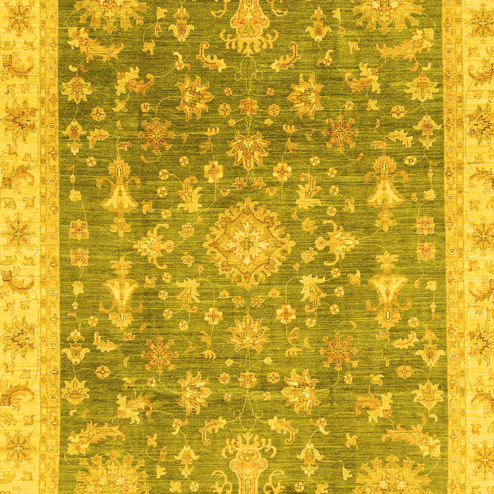 Oriental Yellow Modern Rug, abs3769yw