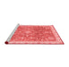 Modern Red Washable Rugs