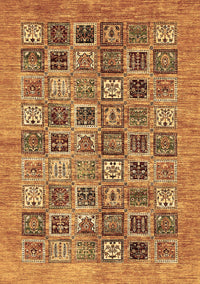 Oriental Brown Modern Rug, abs376brn