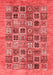 Oriental Red Modern Area Rugs