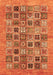 Machine Washable Oriental Orange Modern Area Rugs, wshabs376org