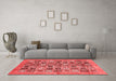 Modern Red Washable Rugs