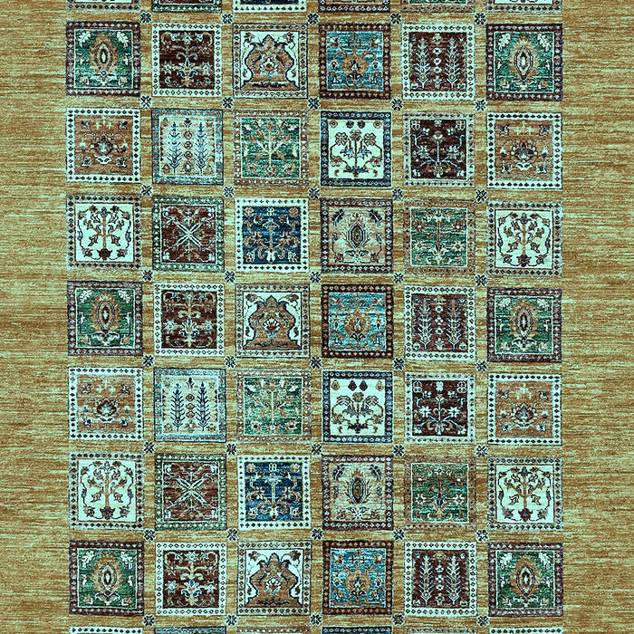 Machine Washable Oriental Light Blue Modern Rug, wshabs376lblu