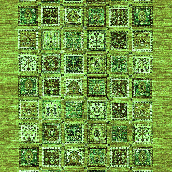 Oriental Green Modern Rug, abs376grn