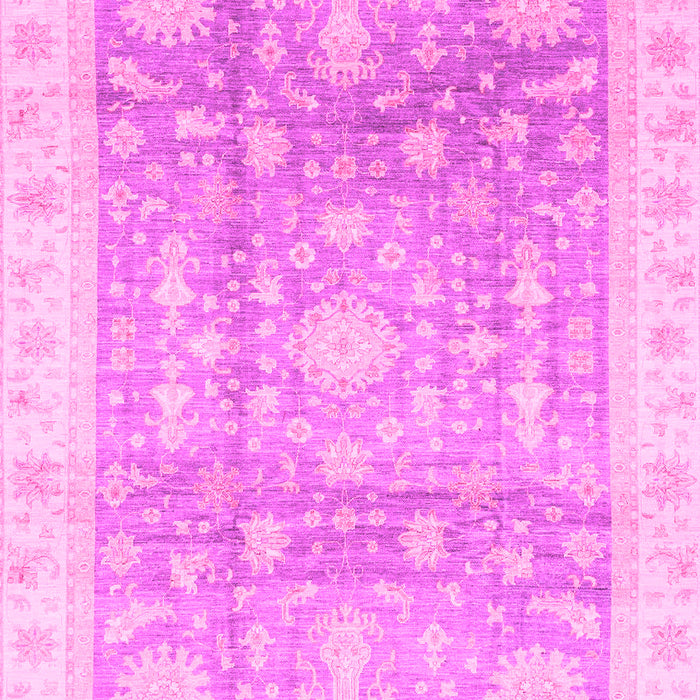Machine Washable Oriental Pink Modern Rug, wshabs3770pnk