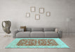 Machine Washable Abstract Light Blue Modern Rug in a Living Room, wshabs3771lblu