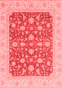 Abstract Red Modern Rug, abs3771red