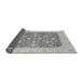 Sideview of Abstract Gray Modern Rug, abs3771gry