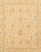 Machine Washable Abstract Orange Rug, wshabs3772