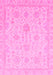 Oriental Pink Traditional Rug, abs3772pnk