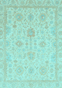 Oriental Light Blue Traditional Rug, abs3772lblu