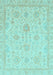 Oriental Light Blue Traditional Rug, abs3772lblu