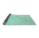 Sideview of Oriental Light Blue Traditional Rug, abs3772lblu