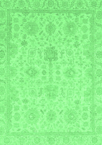 Oriental Emerald Green Traditional Rug, abs3772emgrn