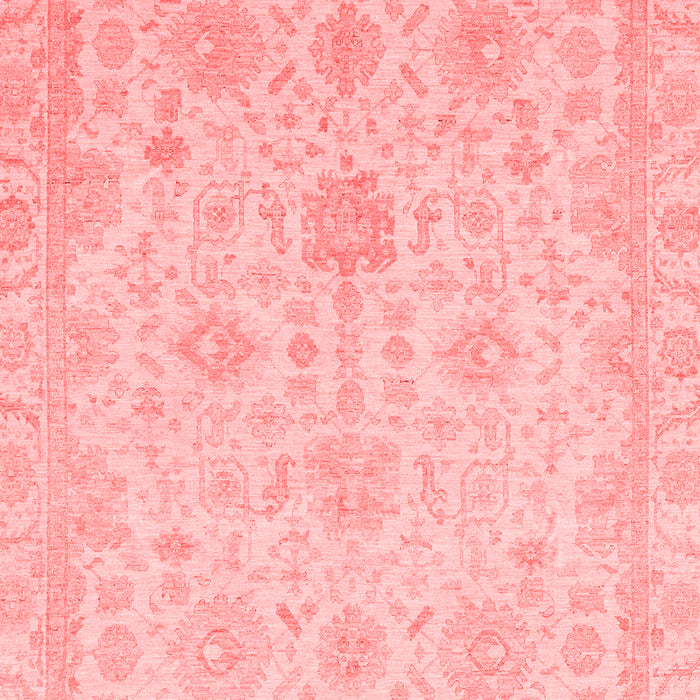 Machine Washable Oriental Red Traditional Rug, wshabs3772red