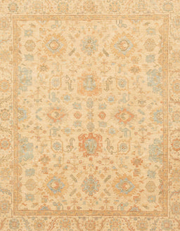 Abstract Orange Oriental Rug, abs3772