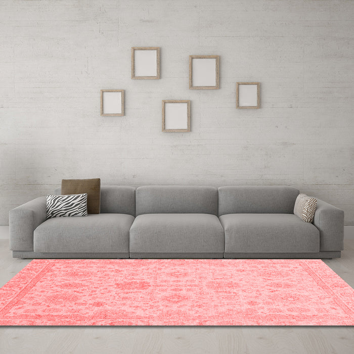 Traditional Red Washable Rugs
