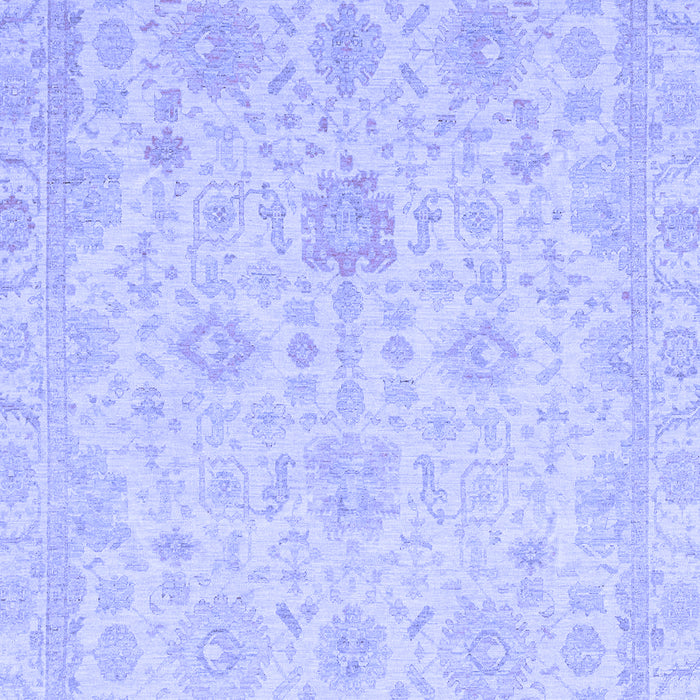 Machine Washable Oriental Blue Traditional Rug, wshabs3772blu