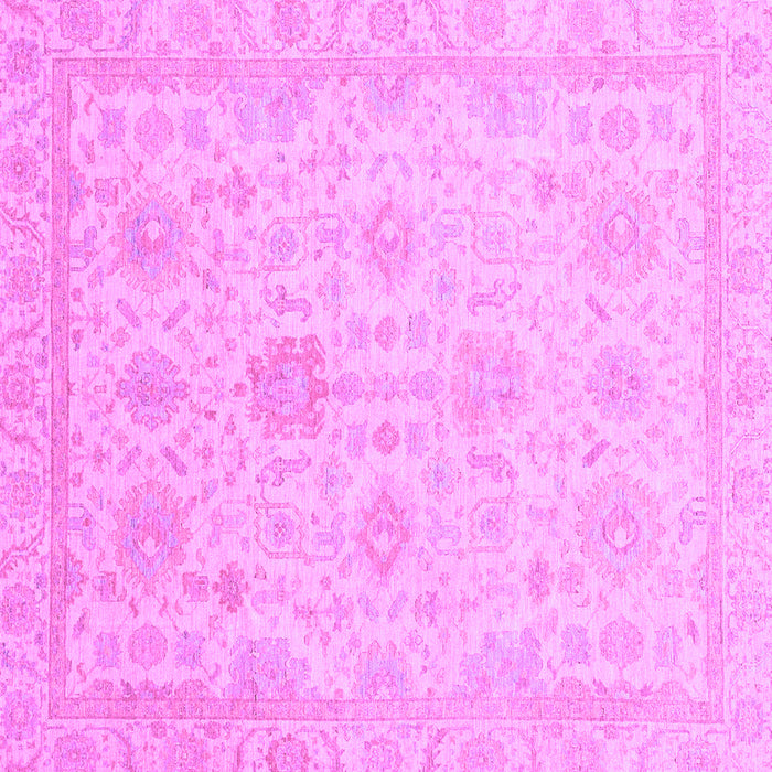 Square Machine Washable Oriental Purple Traditional Area Rugs, wshabs3772pur