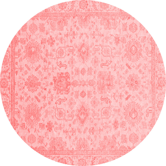 Machine Washable Oriental Red Traditional Rug, wshabs3772red
