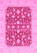 Oriental Pink Traditional Rug, abs3773pnk