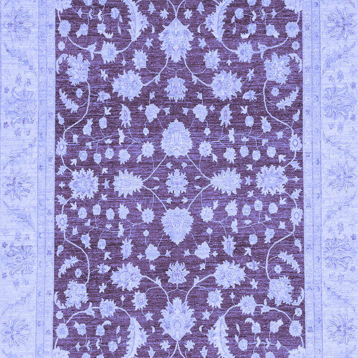 Machine Washable Oriental Blue Traditional Rug, wshabs3773blu