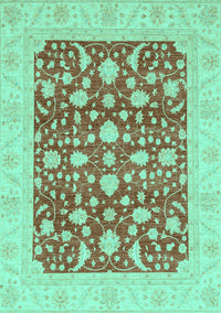 Oriental Turquoise Traditional Rug, abs3773turq