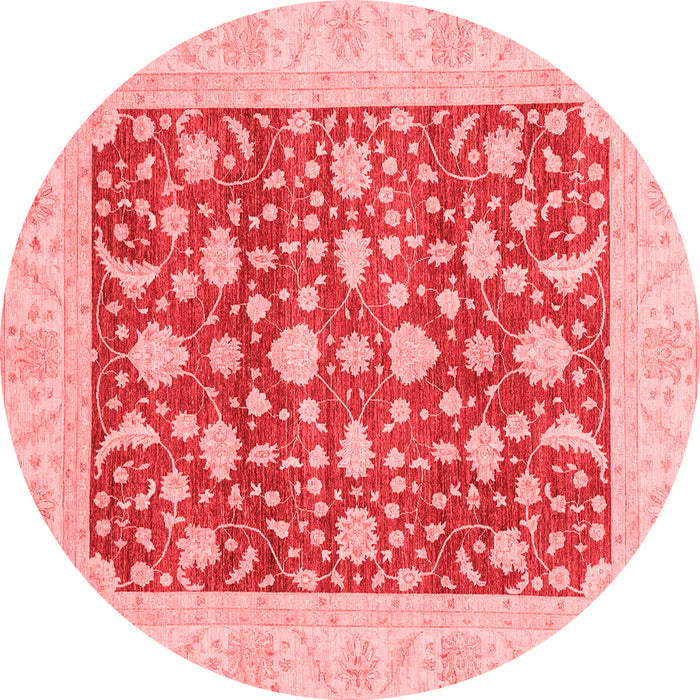 Machine Washable Oriental Red Traditional Rug, wshabs3773red