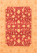 Oriental Orange Traditional Rug, abs3773org