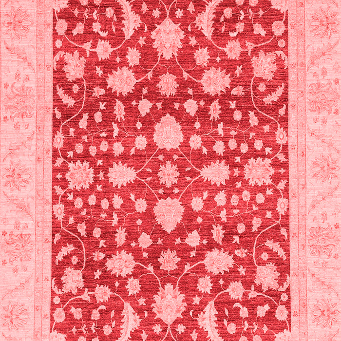 Machine Washable Oriental Red Traditional Rug, wshabs3773red