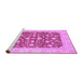 Sideview of Machine Washable Oriental Purple Traditional Area Rugs, wshabs3773pur