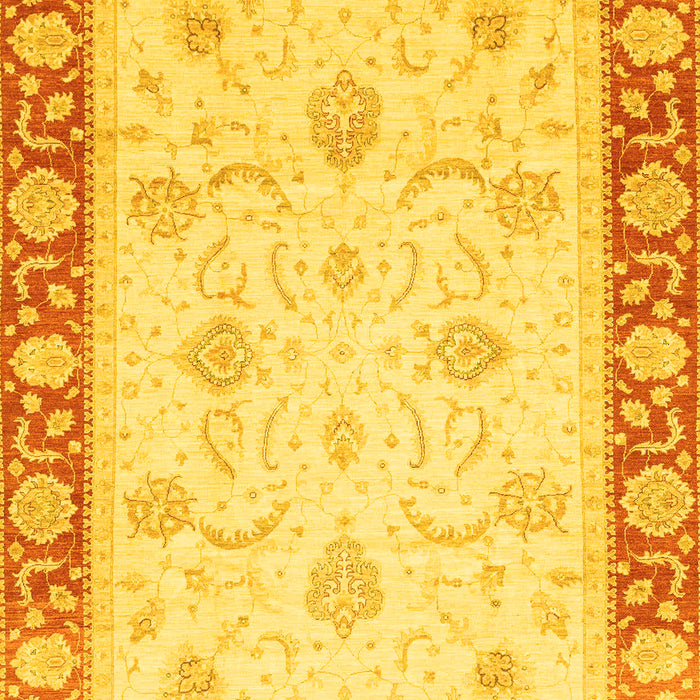 Machine Washable Abstract Yellow Modern Rug, wshabs3774yw