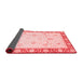 Abstract Red Modern Area Rugs