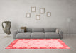 Modern Red Washable Rugs