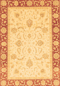 Abstract Brown Modern Rug, abs3774brn