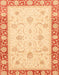 Abstract Orange Modern Rug, abs3774