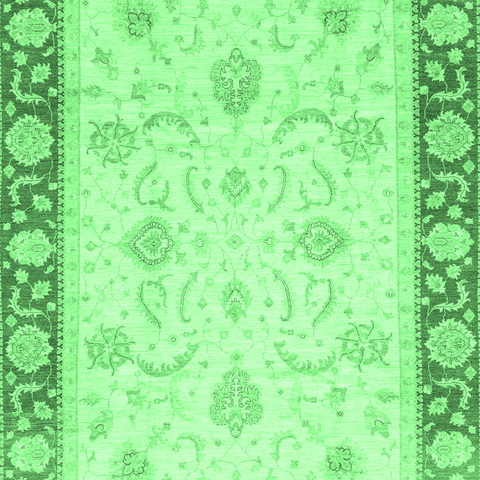 Machine Washable Abstract Emerald Green Modern Area Rugs, wshabs3774emgrn